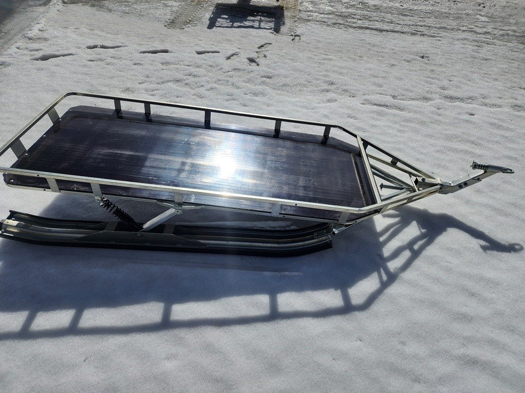 RR640 Aluminum Deck Trailer With Skis
